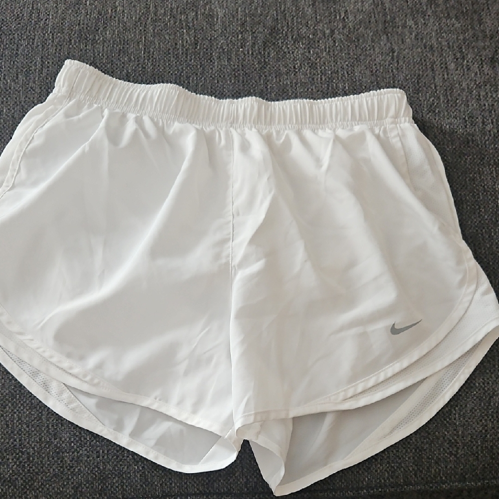 Nike Women's Athletic White Shorts
